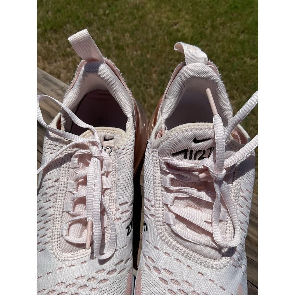 Nike Air Max 270 women’s Pink/White/Black Low Top Lace-Up Athletic Sneakers 8.5 - Picture 3 of 12